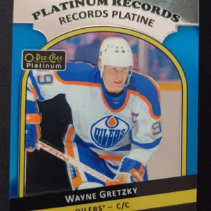 2017/2018 Upper Deck OPC Platinum Platinum Records PR-3 Wayne Gretzky Inzert