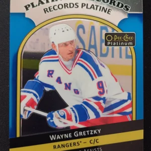 2017/2018 Upper Deck OPC Platinum Platinum Records PR-4 Wayne Gretzky Inzert