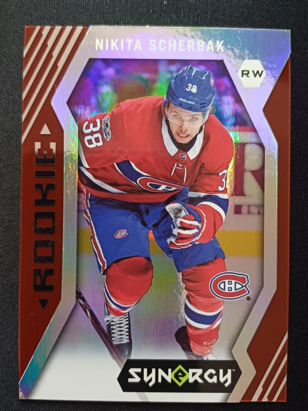 2017/2018 Upper Deck Synergy Red 58 Nikita Scherbak