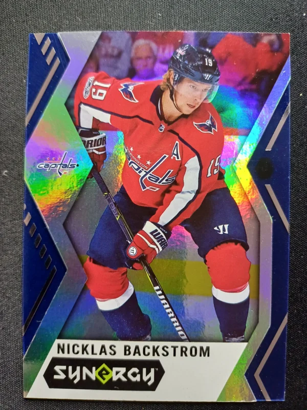 2017/2018 Upper Deck Synergy Blue 29 Nicklas Backstrom Paralel