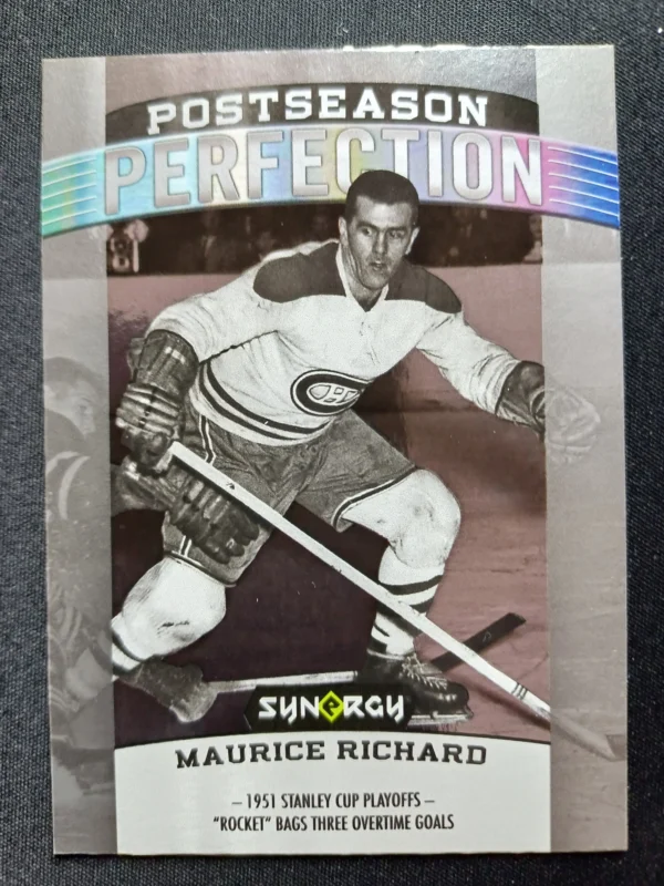 2018/2019 Upper Deck Synergy Postseason Perfection PS-4 Maurice Richard Inzert