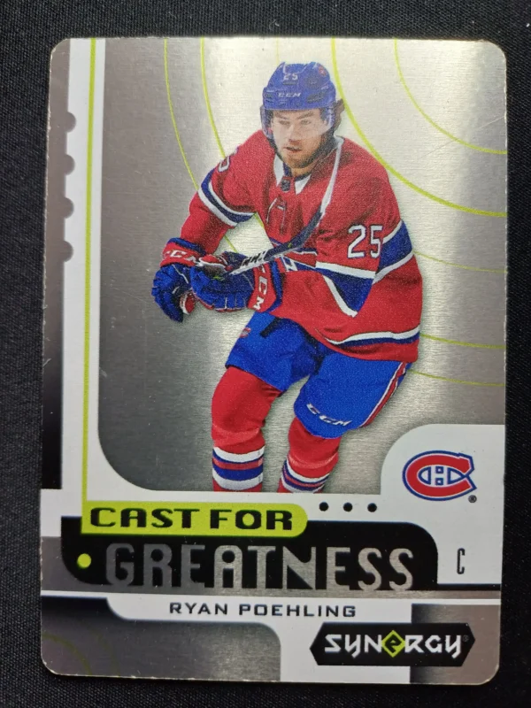 2019/2020 Upper Deck Synergy Cast for Greatness CG-1 Ryan Poehling Inzert