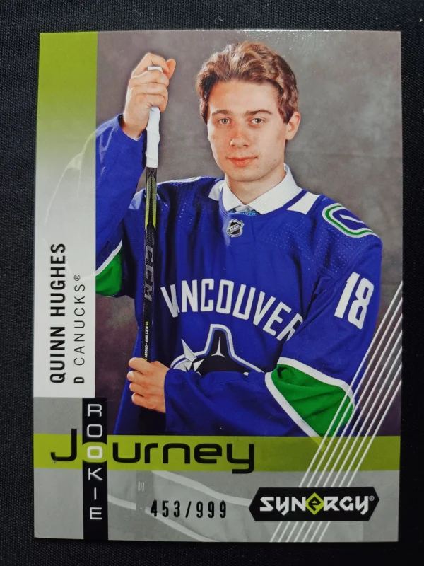 2019/2020 Upper Deck Synergy NHL Rookie Journey - Draft Day RP-02 Quinn Hughes Inzert 453/999