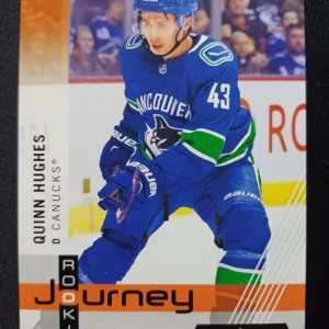 2019/2020 Upper Deck Synergy NHL Rookie Journey - 2018-19 Season RP-02 Quinn Hughes Inzert 159/799