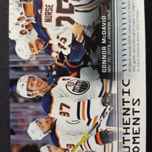 2019/2020 Upper Deck SP Authentic Authentic Moments 115 Connor McDavid Inzert