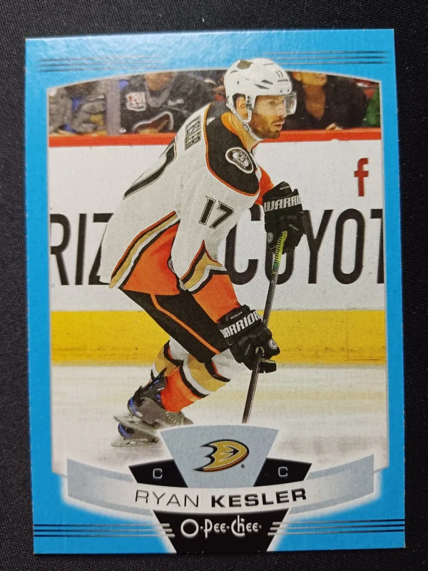 2019/2020 Upper Deck O-Pee-Chee Blue Border 475 Ryan Kesler Paralel