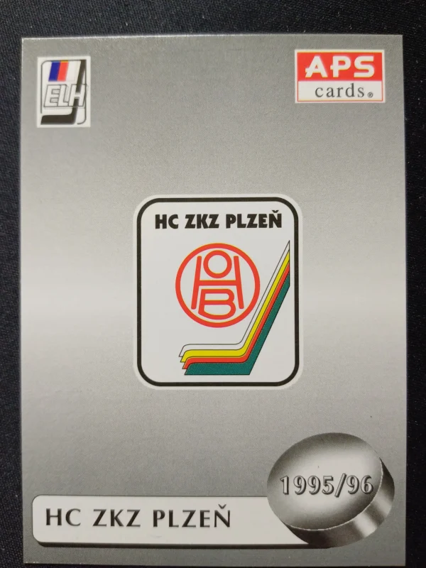 1995/1996 APS Cards HC ZKZ Plzeň Inzert