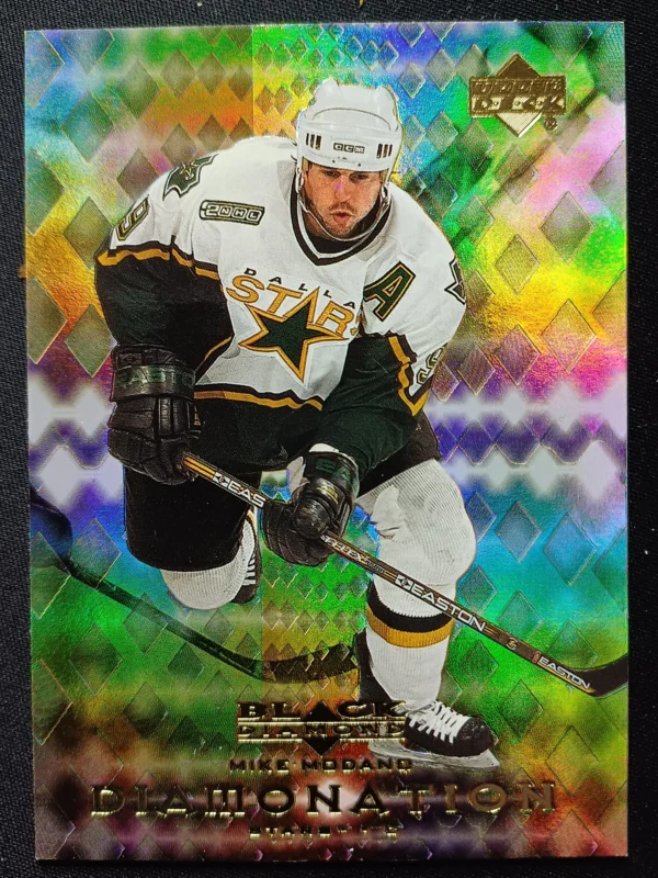 1999/2000 Upper Deck Black Diamond Diamonation D6 Mike Modano Inzert