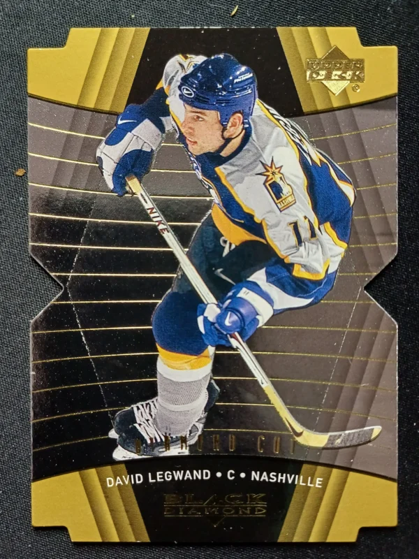 1999/2000 Upper Deck Black Diamond Diamond Cut 49 David Legwand Inzert