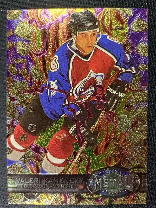 1996/1997 Fleer Metal Universe Base 33 Valeri Kamensky