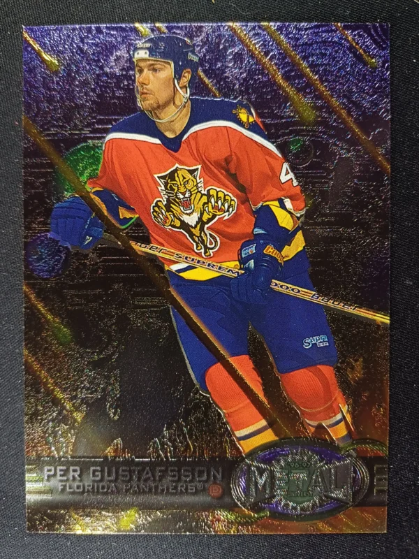 1996/1997 Fleer Metal Universe Base 58 Per Gustafsson