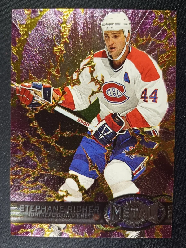 1996/1997 Fleer Metal Universe Base 82 Stephane Richer