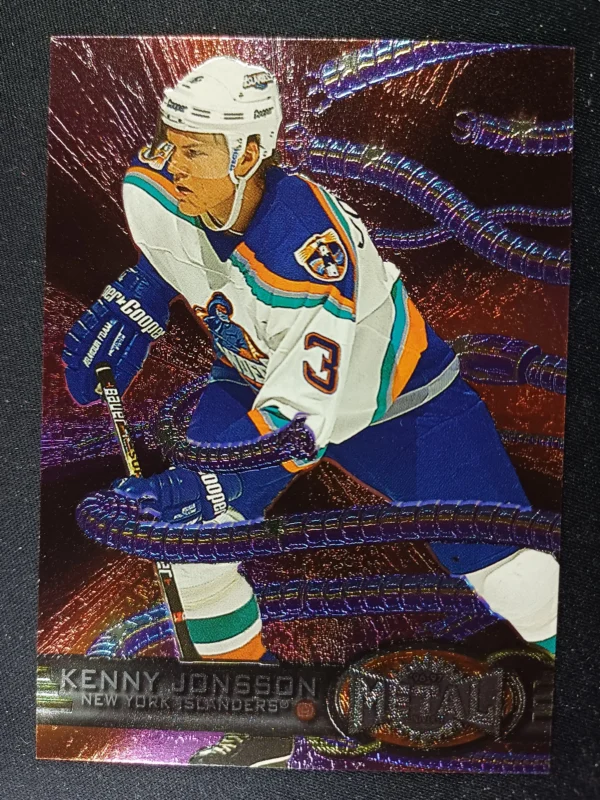 1996/1997 Fleer Metal Universe Base 93 Kenny Jonsson