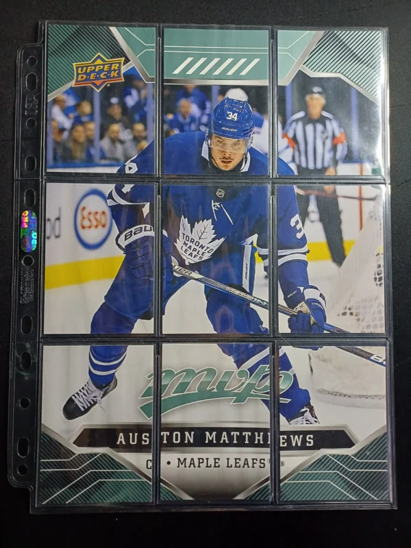 2019/2020 Upper Deck MVP Puzzle Back - Matthews Komplet Puzzle 9 karet