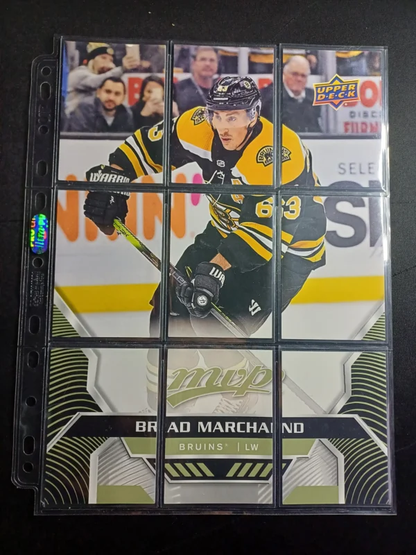 2020/2021 Upper Deck MVP Puzzle Back - Marchand Komplet Puzzle 9 karet