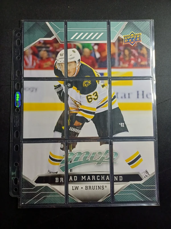 2019/2020 Upper Deck MVP Puzzle Back - Marchand Komplet Puzzle 9 karet