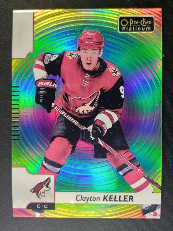 2017/2018 Upper Deck OPC Platinum Rainbow Color Wheel Photo Variation Achievement 160 Clayton Keller Paralel