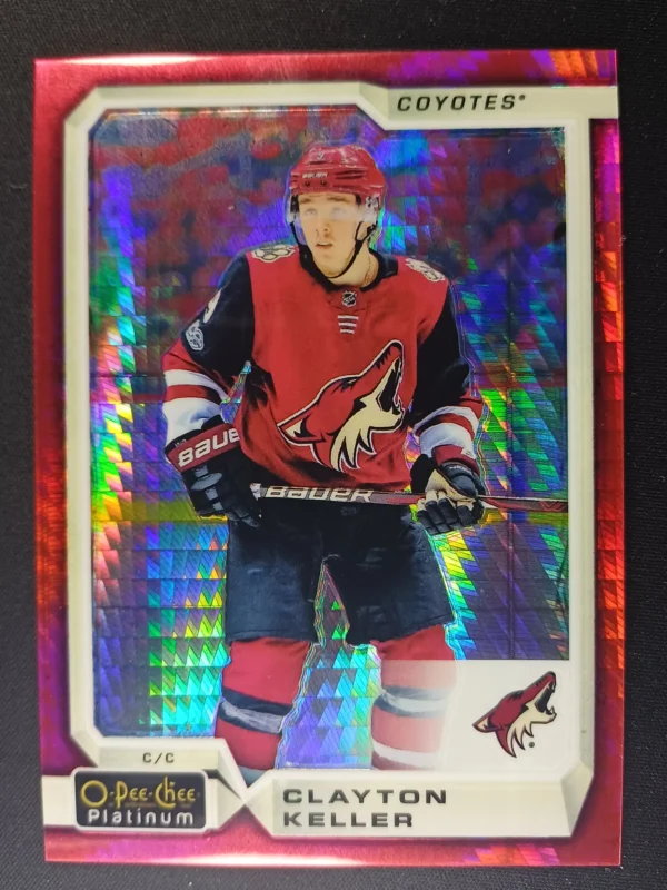 2018/2019 Upper Deck OPC Platinum Red Prism 27 Clayton Keller Paralel 179/199