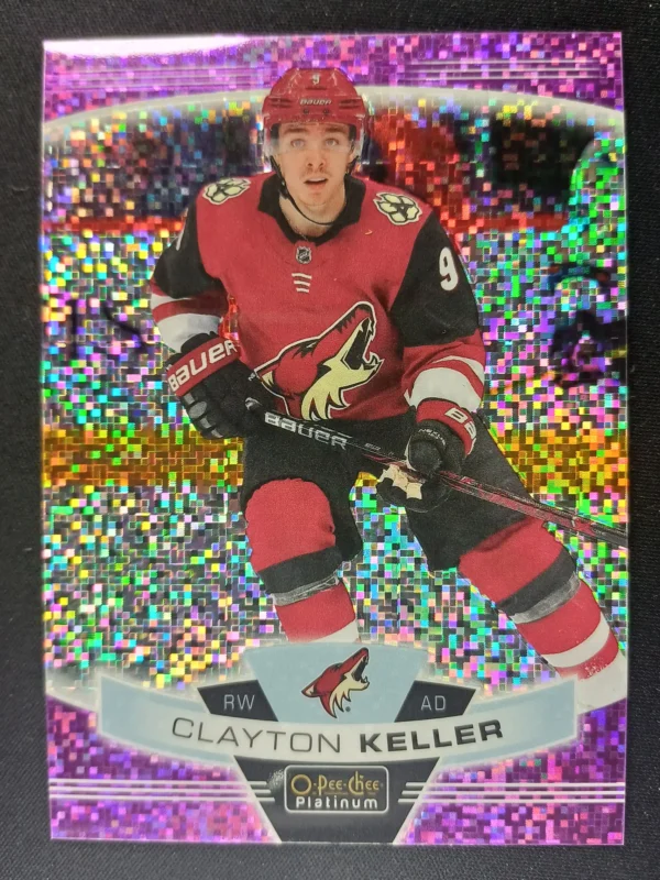 2019/2020 Upper Deck OPC Platinum Violet Pixels 127 Clayton Keller Paralel 070/399