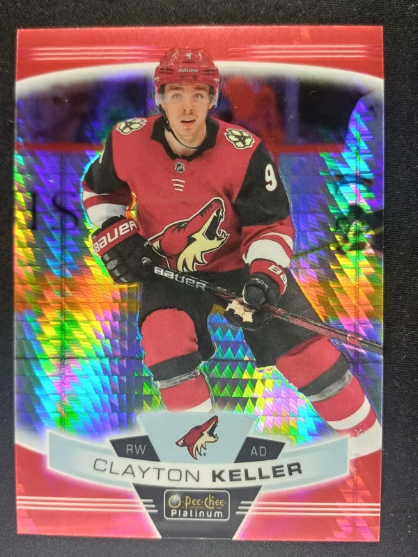 2019/2020 Upper Deck OPC Platinum Red Prism 127 Clayton Keller Paralel 159/199