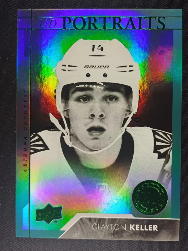 2017/2018 Upper Deck Series 1 Portraits Green P-60 Clayton Keller Inzert