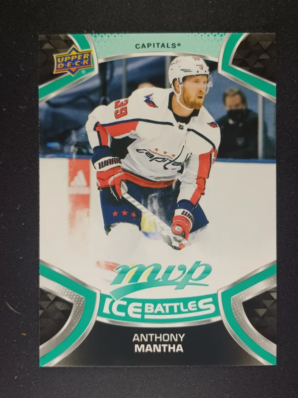 2021/2022 Upper Deck MVP Ice Battles 185 Anthony Mantha Paralel