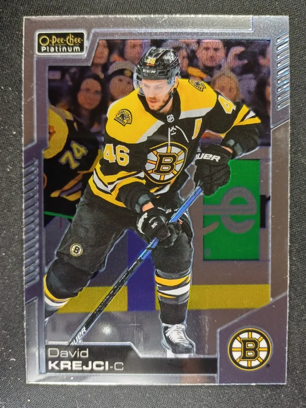 2020/2021 Upper Deck OPC Platinum Base 77 David Krejci