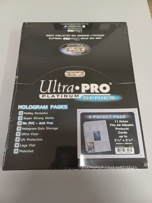 UltraPro Platinum stránka do alba, 9 kapes - balení 100ks