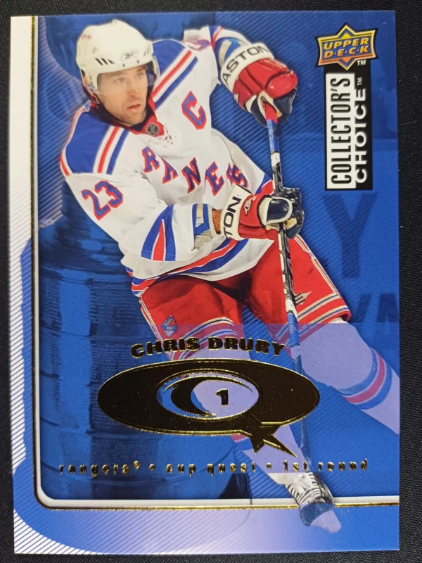 2009/2010 Upper Deck Collectors Choice Cup Quest CQ14 Chris Drury Inzert