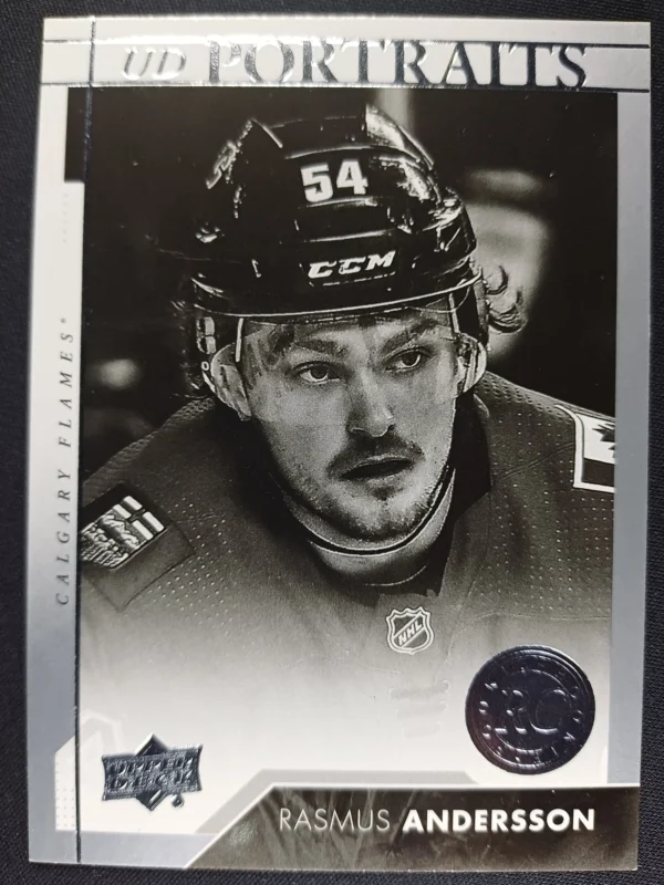 2017/2018 Upper Deck Series 2 Portraits P-79 Rasmus Andersson Inzert