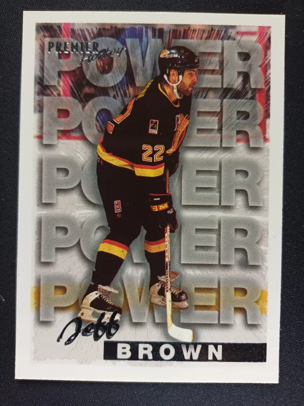 1994/1995 Topps OPC Premier Base 487 Jeff Brown