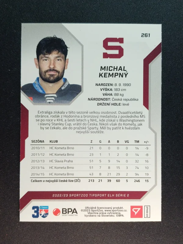 2022/2023 Sportzoo Serie 2 Base 261 Michal Kempny - Image 2