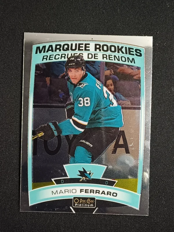 2019/2020 Upper Deck OPC Platinum Base 154 Mario Ferraro