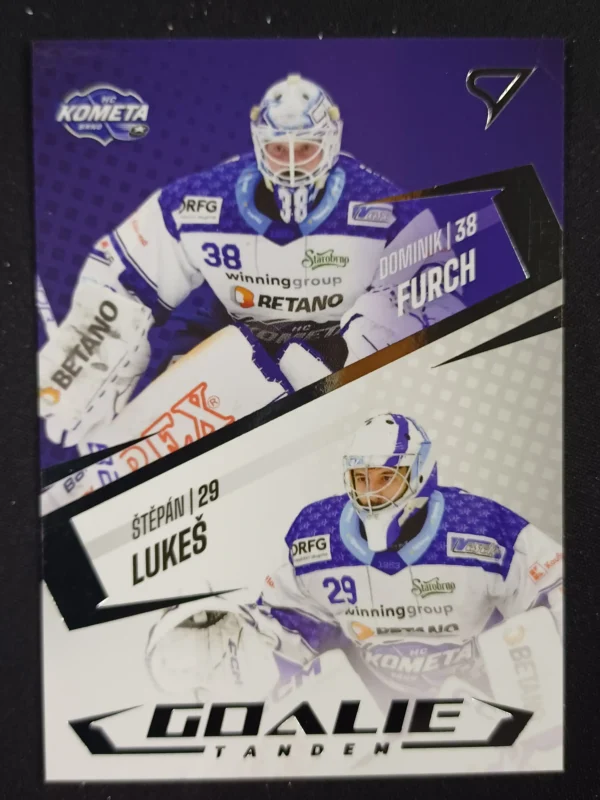 2023/2024 Sportzoo Serie 2 Goalie Tandem GT-07 Dominik Furch | Štěpán Lukeš Inzert