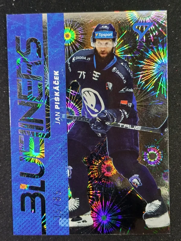 2024/2025 Sportzoo Serie 1 Blueliners Holo Ice BL-31 Jan Piskáček Inzert 35/85