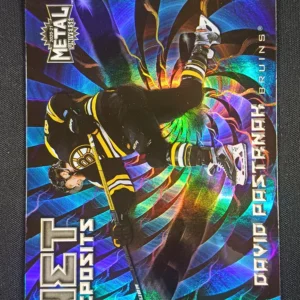 2020/2021 Upper Deck Skybox Metal Universe Net Deposits ND-17 David Pastrnak Inzert