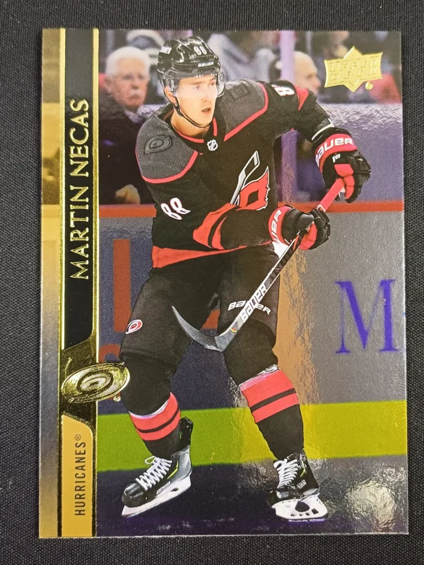 2020/2021 Upper Deck Series 1 Silver Foil 34 Martin Necas Paralel