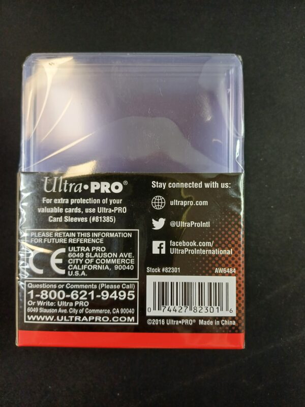 UltraPro Standardní Toploader 120pt - 10ks - Image 2